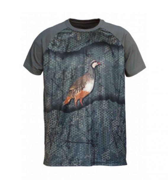 Camiseta BENISPORT Forest Print 3D "Perdiz" New2023