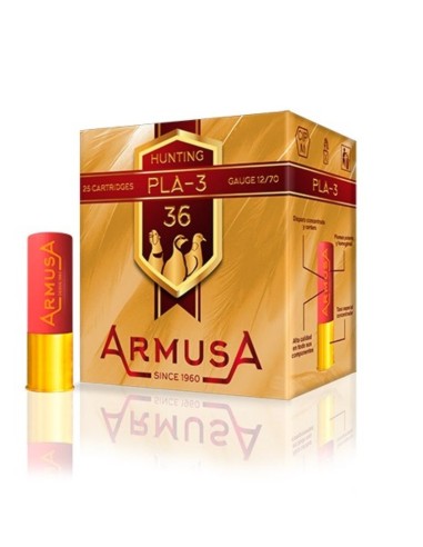 Caja de cartuchos para caza Armusa PLA-3 36gr
