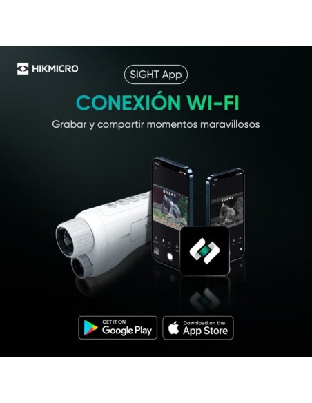 Monocular nocturno digital HIKMICRO con modo día Heimdal H4D blanco
