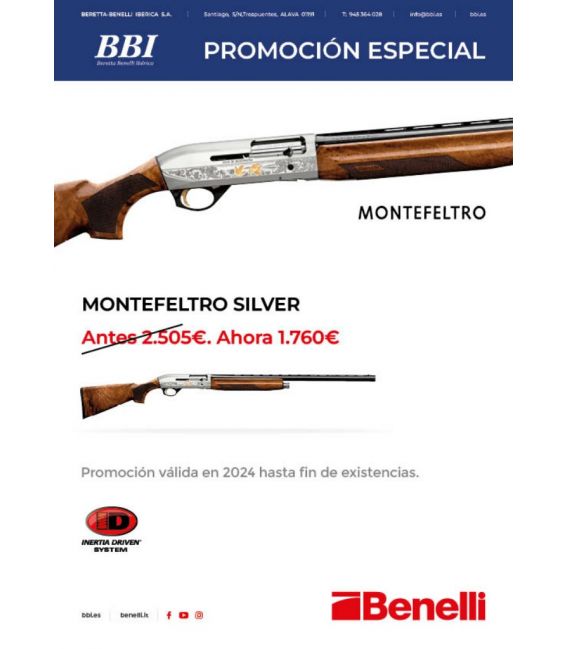 Escopeta BENELLI Montefeltro Silver