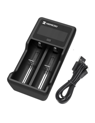 Cargador externo con 2 canales HIKMICRO