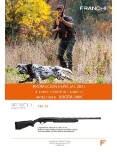 Escopeta FRANCHI Affinity 3 Synthetic Cal.20
