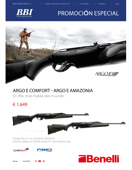 Rifle Argo E Comfort Verde. Oferta y comprar online mejor precio