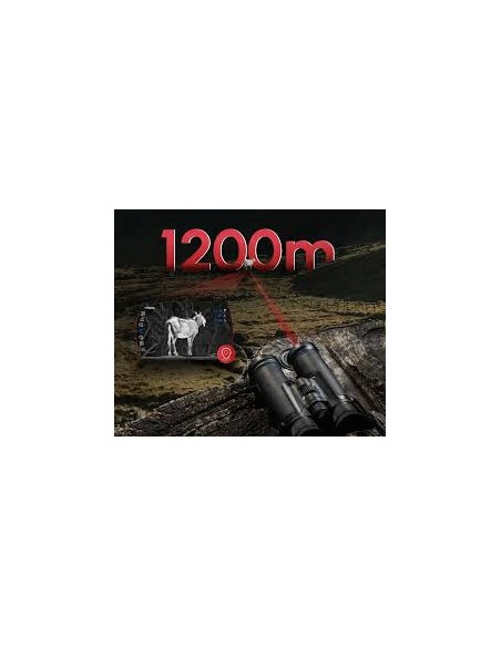 Binocular Digital GUIDE DN70L 2.0 | Visión nocturna 4K | LRF 1200 m | AMOLED