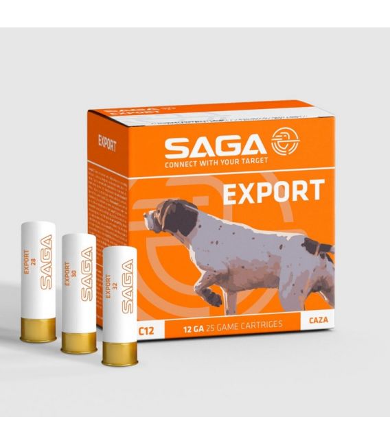 Caja de cartuchos para caza Saga Export 32 gr.