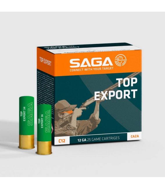 Caja de cartuchos para caza SAGA Top Export 34 gr.