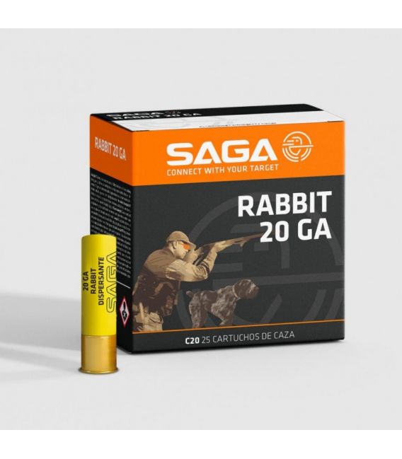 Caja de cartuchos para caza SAGA Rabbit Cal.20