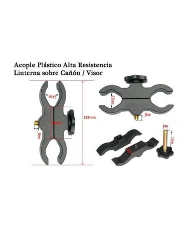 Pinza para sujetar linterna